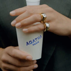 Bague Large VICTOIRE 8 Bague Large VICTOIRE -Agatha 02280063 157 52 M3