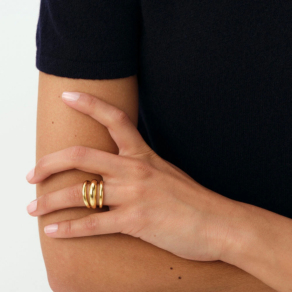 Bague Large TRIJONC 2 Bague Large TRIJONC – Image 2