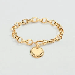 Bracelet Souple MAILLE MARTELÉE 8 Bracelet Souple MAILLE MARTELÉE -Agatha 02480321 157 TU 03