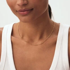 Collier Ras Du Cou CHAÎNE BOULE -Agatha 02680232 157 TU M1