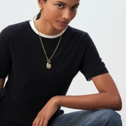 Collier Mi-long CHAÎNE GOURMETTE -Agatha 02680417 157 TU M2