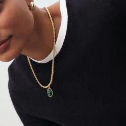 Pendentif SCARABÉ MALACHITE 14 Pendentif SCARABÉ MALACHITE -Agatha 02880065 658 TU M2