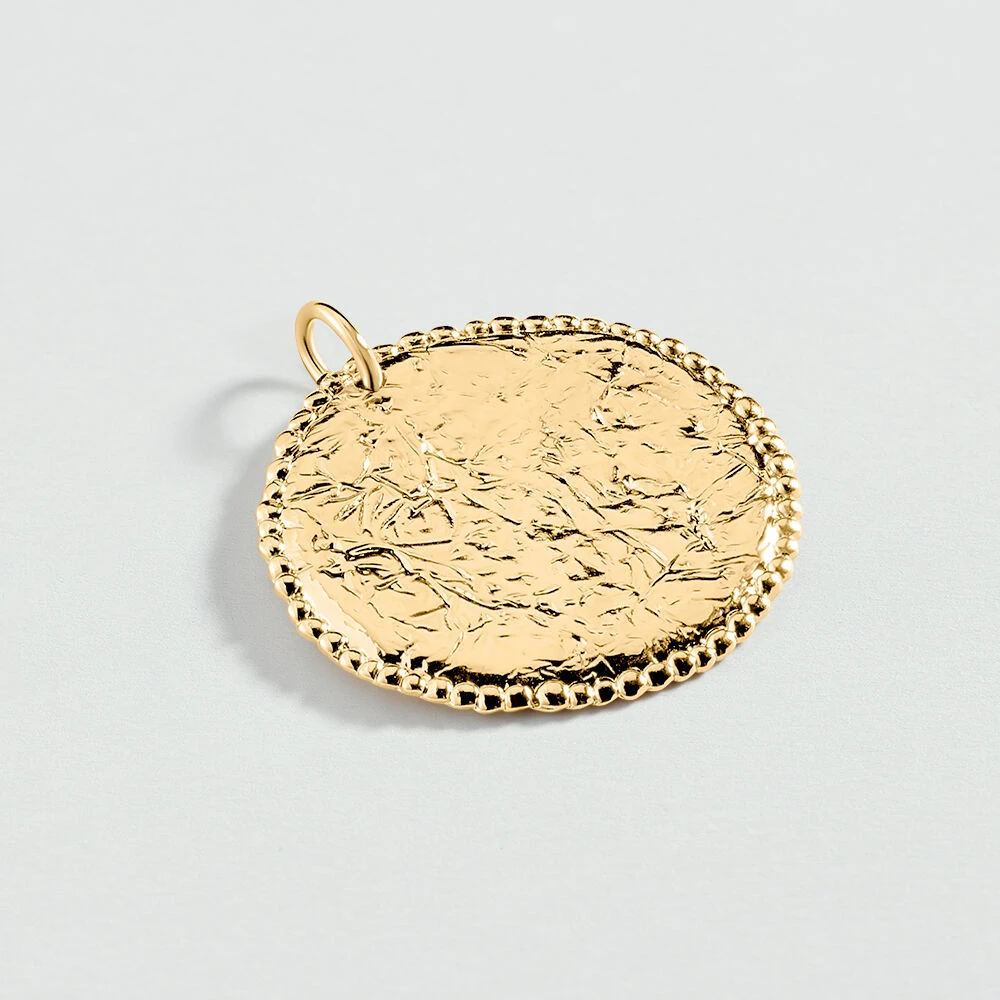 Pendentif MÉDAILLE TEXTURÉE 1 Pendentif MÉDAILLE TEXTURÉE