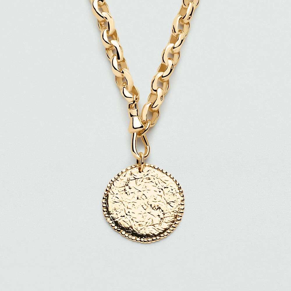 Pendentif MÉDAILLE TEXTURÉE 2 Pendentif MÉDAILLE TEXTURÉE – Image 2